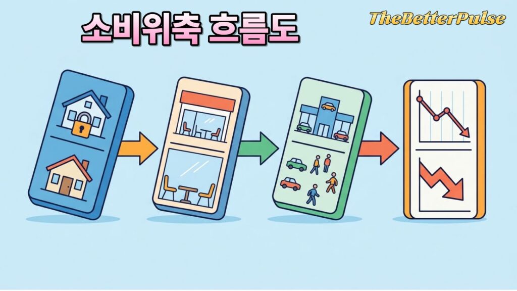소비위축 흐름도
