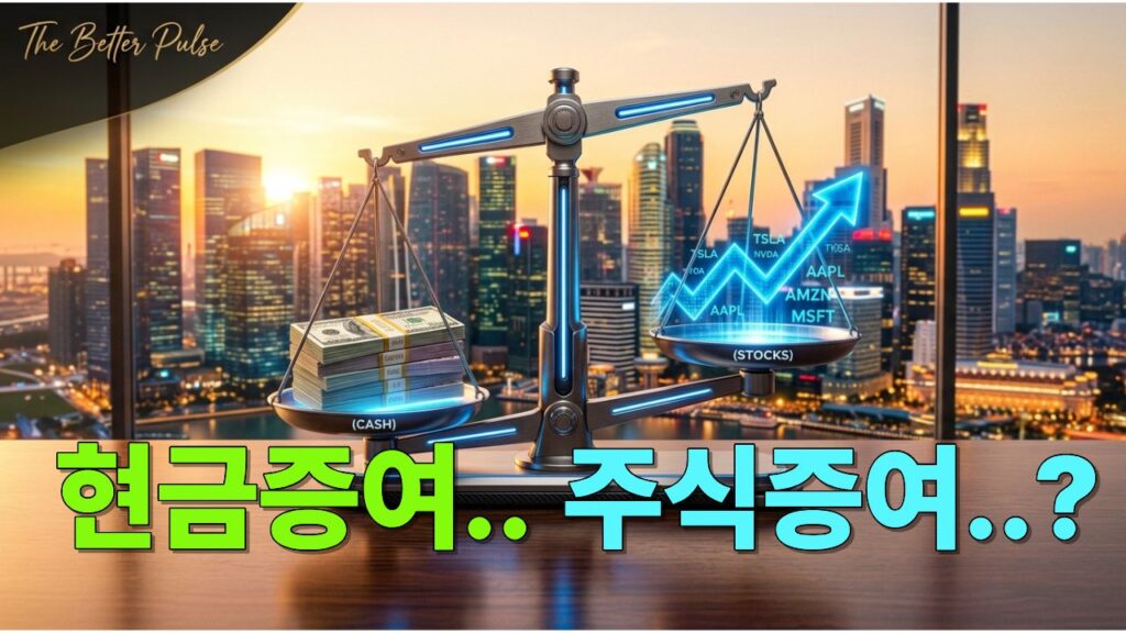 현금 증여와 주식 증여 미래 가치는